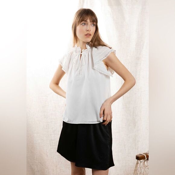 AVA BLOUSE
COTTON & VISCOSE - Picture 1 of 6